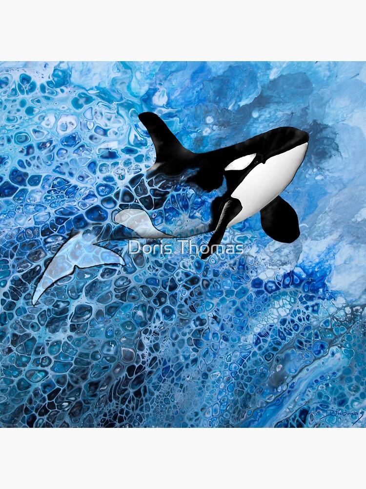 Thumbnail 2 von 2, Stofftasche, Mystischer Orca designt und verkauft von DorisThomas.