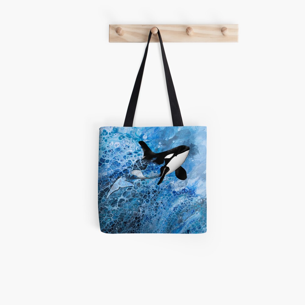Mystischer Orca Stofftasche