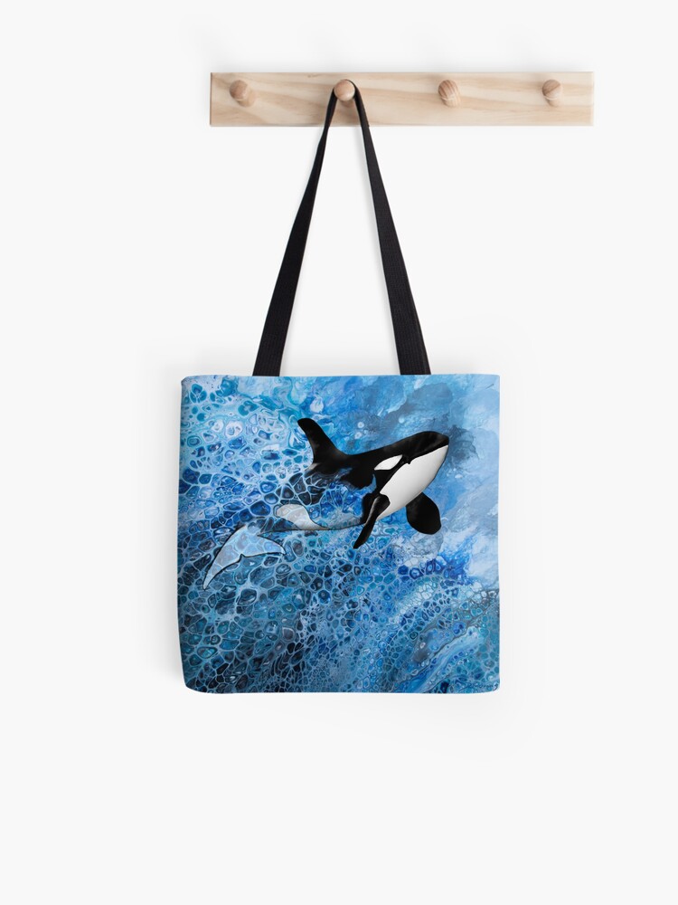 Thumbnail 1 von 2, Stofftasche, Mystischer Orca designt und verkauft von DorisThomas.