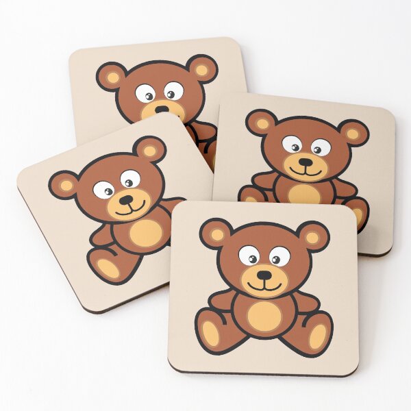 Item preview, Brown teddy bear - cute brown bear designed and sold by hendeJens.