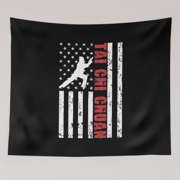Artikelvorschau, Tai Chi Chuan amerikanische Flagge entworfen und verkauft von pannolinno.