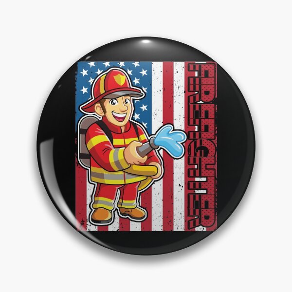 Item preview, American Firefighter Design Comic funny designed and sold by Joxxio.