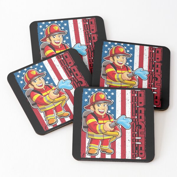 Item preview, American Firefighter Design Comic funny designed and sold by Joxxio.