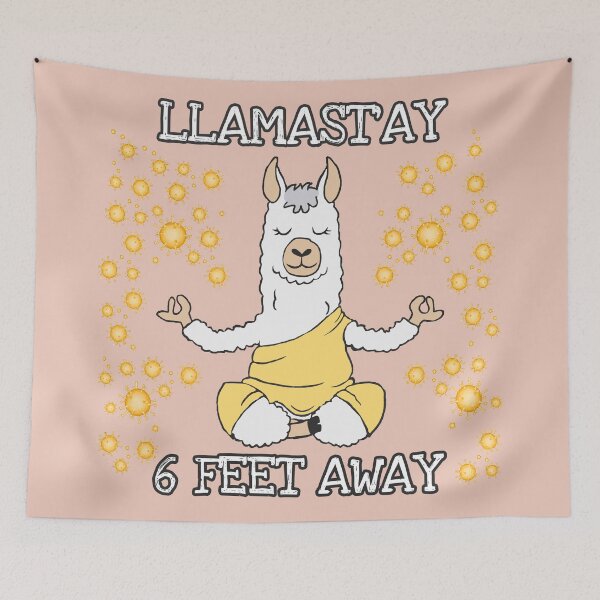 Item preview, Llamast’ay 6 feet away - Funny social distancing quote  designed and sold by Joejo19.