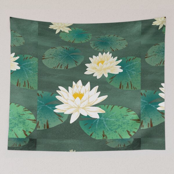 Item preview, White waterlillies designed and sold by Modartisto.