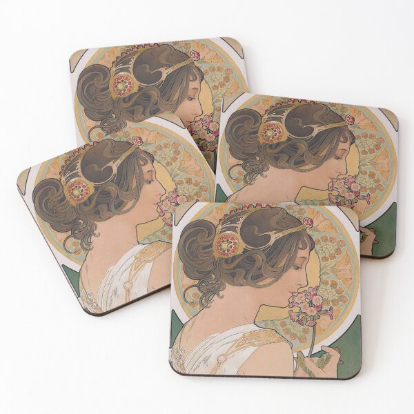 Item preview, La Primevere - Alphonse Mucha - 1899 designed and sold by CJET.