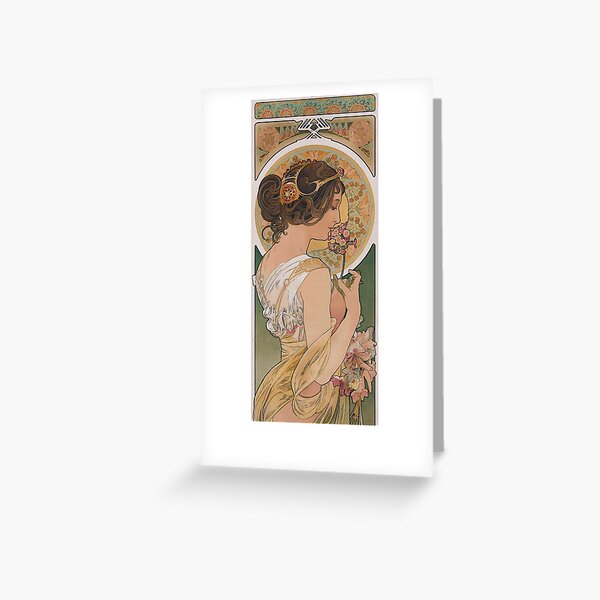 Item preview, La Primevere - Alphonse Mucha - 1899 designed and sold by CJET.