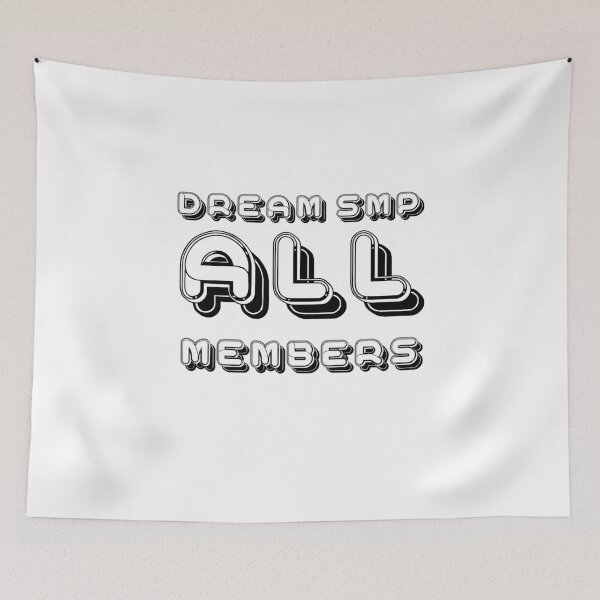 Item preview, Dream Smp All Members White designed and sold by DamaliePierre.