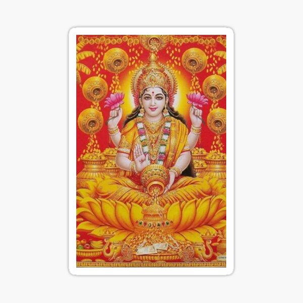Vista previa del artículo con la obra «Diosa Lakshmi», diseñado y vendido por Rritu.
