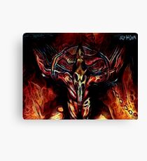 SHACKLED DEMON Canvas Print