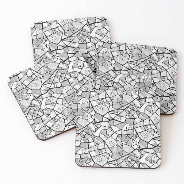 Item preview, Black and White Solid Shapes designed and sold by Carolina Diaz.