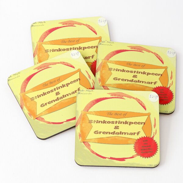 Item preview, The Best of Stinkostinkpeen and Grendalmarf Very Live Album Cover, Fake Band Collection designed and sold by Nicolette Olivier.