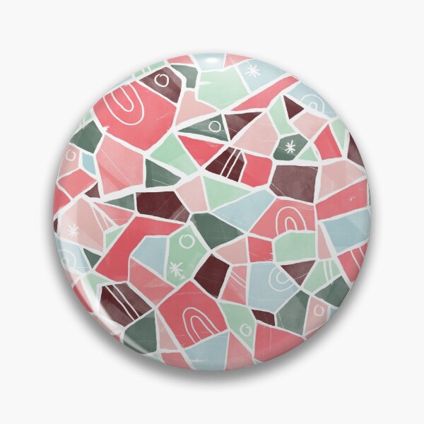 Item preview, Coral and Mint Solid Shapes designed and sold by Carolina Diaz.