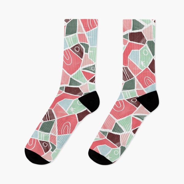 Item preview, Coral and Mint Solid Shapes designed and sold by Carolina Diaz.