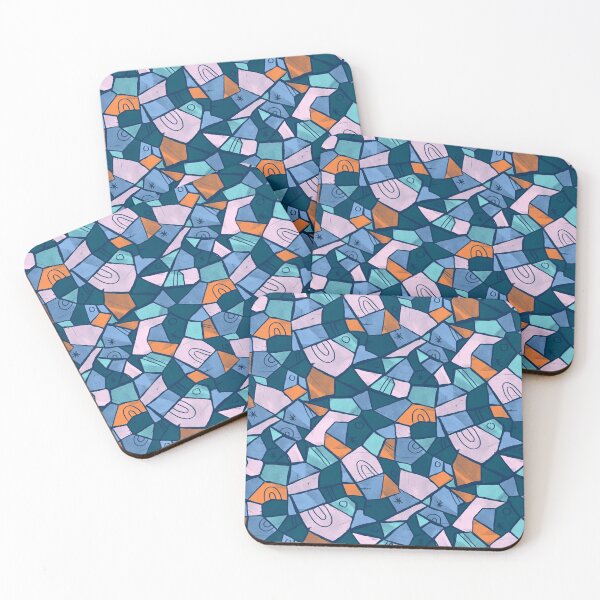 Item preview, Navy Solid Shapes designed and sold by Carolina Diaz.