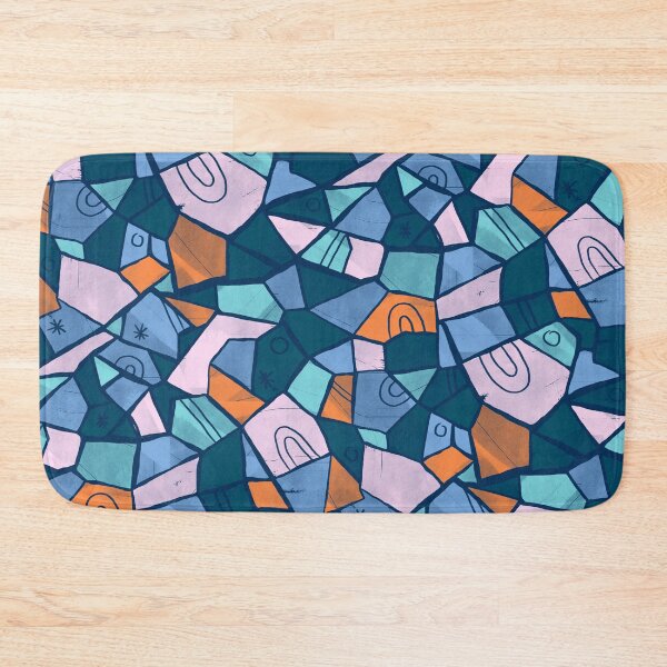 Item preview, Navy Solid Shapes designed and sold by Carolina Diaz.