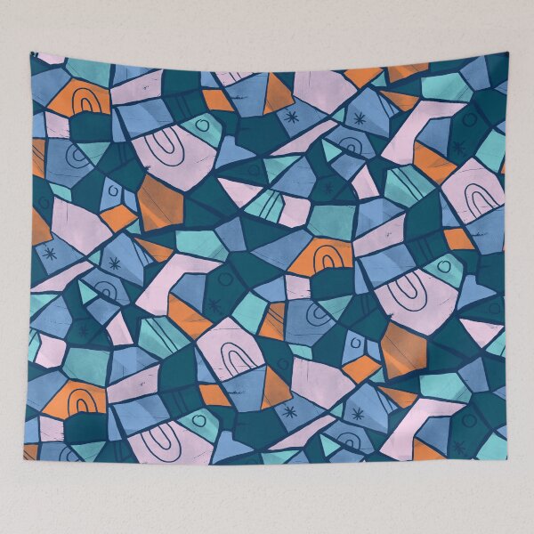 Item preview, Navy Solid Shapes designed and sold by Carolina Diaz.