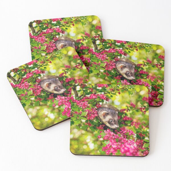 Item preview, Ferret In Pink designed and sold by PurpleBluesPets.