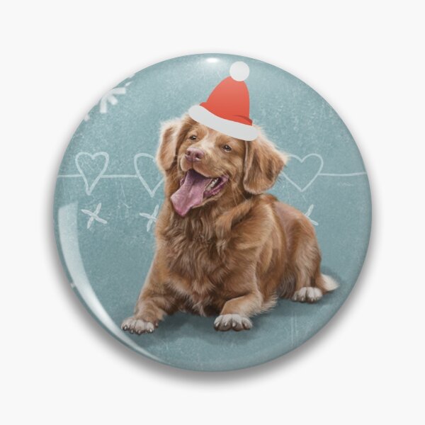 Item preview, The Christmas Nova Scotia Duck Tolling Retriever Dog designed and sold by Elspeth Rose Design.