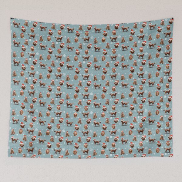 Item preview, The Christmas Nova Scotia Duck Tolling Retriever Dog designed and sold by Elspeth Rose Design.