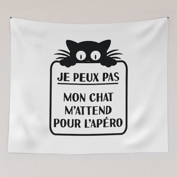 Item preview, I can't chat apero designed and sold by Catcrea.