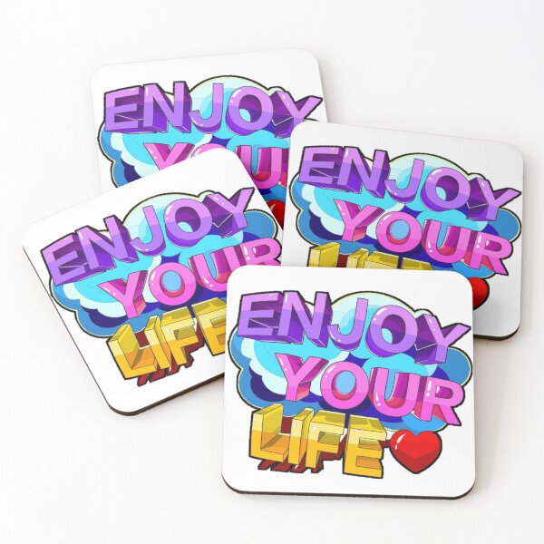 Item preview, ENJOY YOUR LIFE  designed and sold by Pattern Vista Studio.