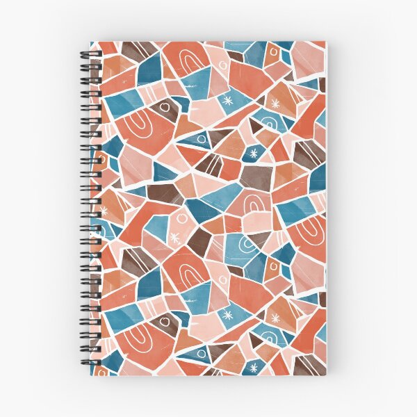 Item preview, Orange and Blue Solid Shapes designed and sold by Carolina Diaz.