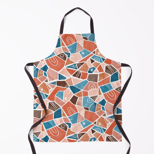 Item preview, Orange and Blue Solid Shapes designed and sold by Carolina Diaz.