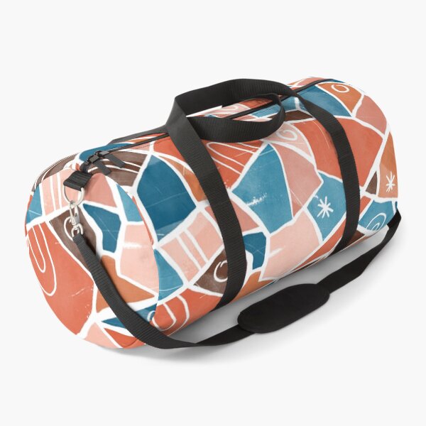 Item preview, Orange and Blue Solid Shapes designed and sold by Carolina Diaz.