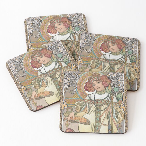 Item preview, Autumn - Alphonse Mucha - 1900 designed and sold by CJET.