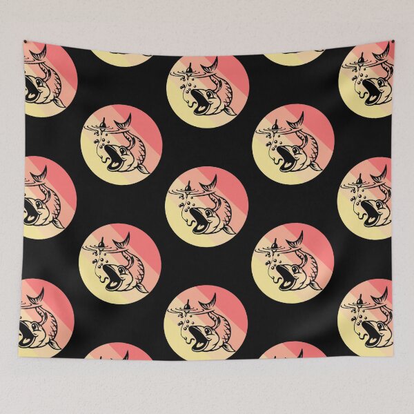 Item preview, Fishing and Sunsets Are All I Need  - Cute Fishing Vintage Design designed and sold by salmannoor.