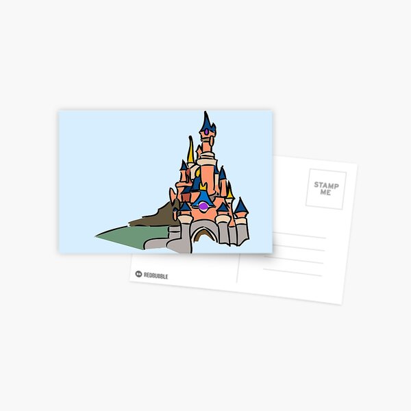 Disneyland Paris Postcards Redbubble