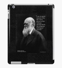Charles Darwin OOS religious feelings quote 2 iPad Case/Skin
