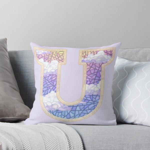 Item preview, Air Element Stained Glass Initial - U designed and sold by Esther Lowe.