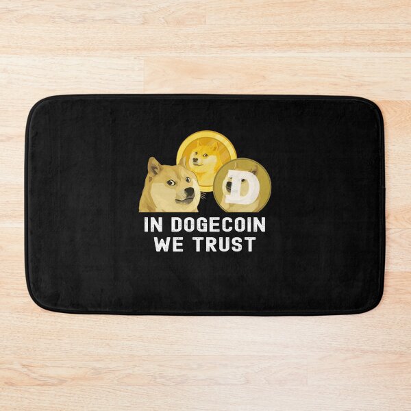 Item preview, In Doge We Trust - Dogecoin Cryptocurrency designed and sold by PinkyTree.