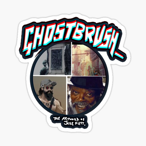 Ghostbrush merch Sticker