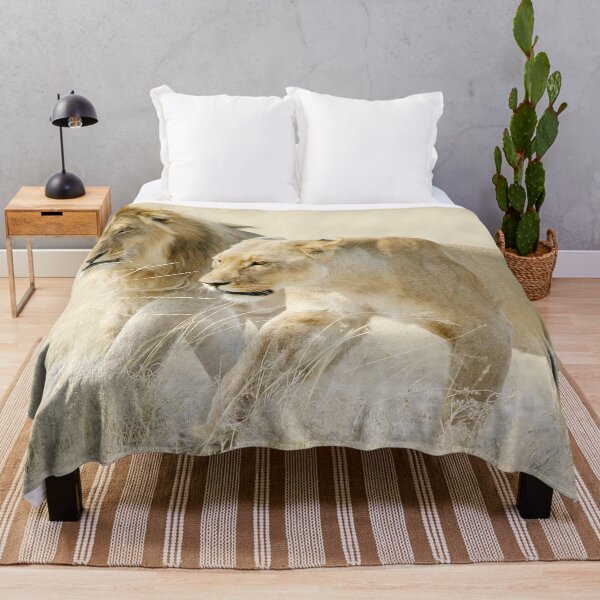 Item preview, Two Lions on African savanna designed and sold by Melissa Peltenburg.