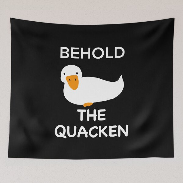 Item preview, Behold the Quacken American Pekin Duck designed and sold by Cute Designs Shop.