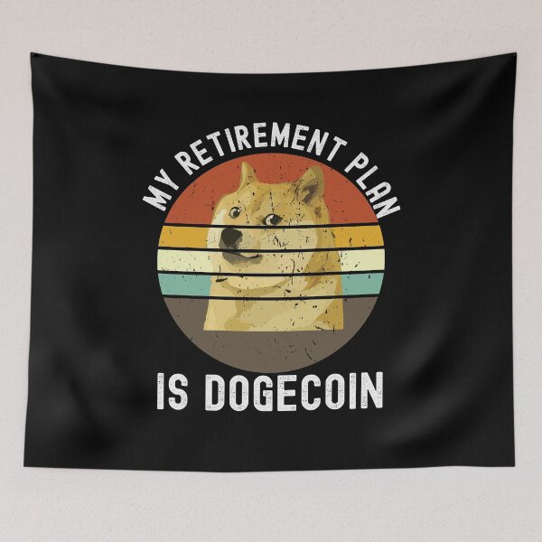 Item preview, My Retirement Plan is Dogecoin - Doge Crypto designed and sold by PinkyTree.