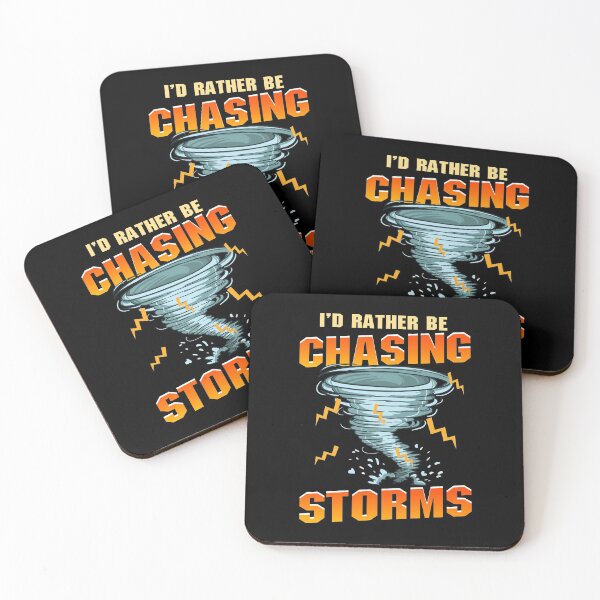 Item preview, Funny I'd Rather Be Chasing Storms Hurricane designed and sold by perfectpresents.