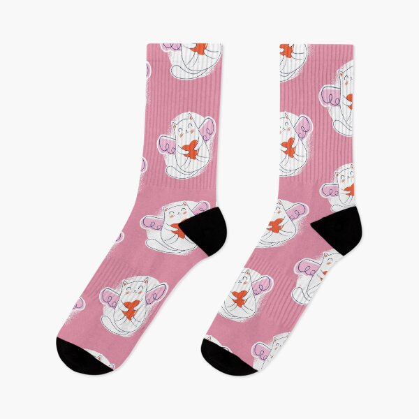 Item preview, Lindo gato de San Valentín con corazón designed and sold by Piztees.