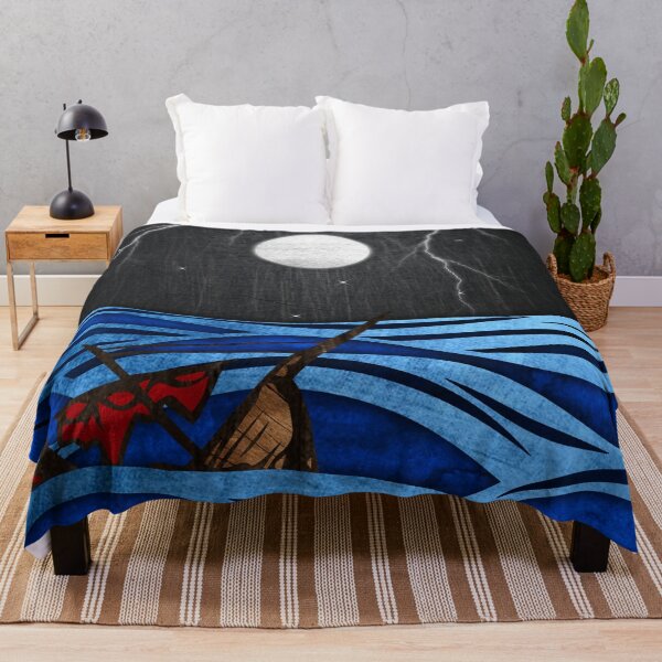 Item preview, Abstract Landscape - Ocean Shipwreck designed and sold by DoggoTankDesign.