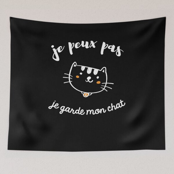 Aperçu de l'œuvre t shirt avec chat créée et vendue par Catcrea.