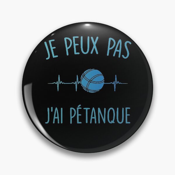Item preview, I can't I have petanque - say funny - petanque player designed and sold by Lenny Stahl.