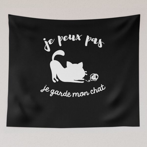 Aperçu de l'œuvre tee shirt avec chat créée et vendue par Catcrea.