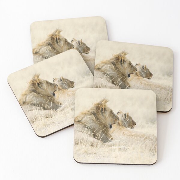 Item preview, Two Lions on African savanna designed and sold by Melissa Peltenburg.