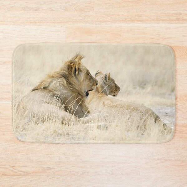 Item preview, Two Lions on African savanna designed and sold by Melissa Peltenburg.