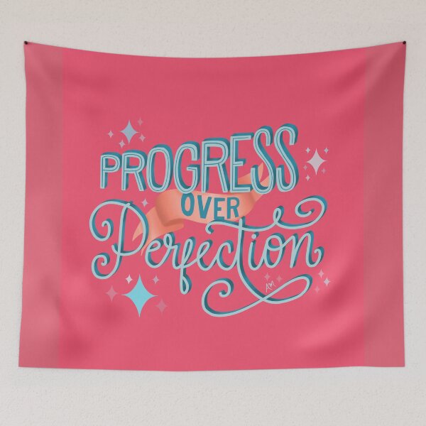 Item preview, Progress over Perfection designed and sold by Angelicabydesign.