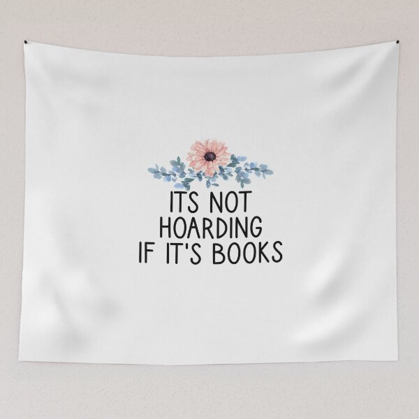 Item preview, Its Not Hoarding If It's Books Funny Book reader Gift designed and sold by Chamssou.