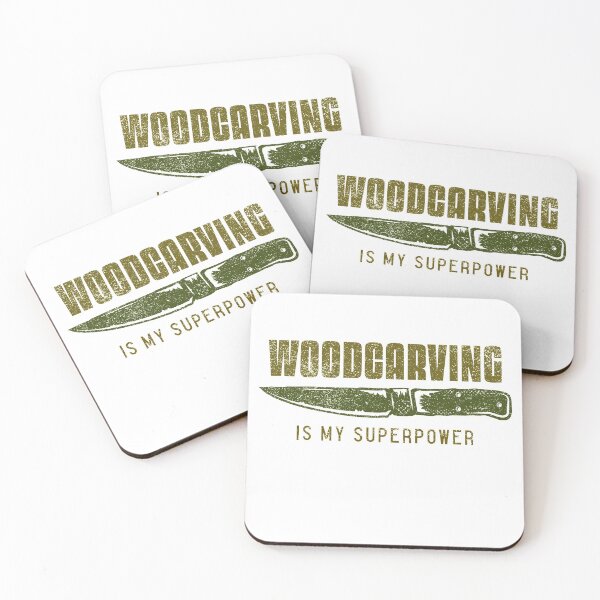 Item preview, Woodcarving is my superpower designed and sold by Hooked-Atire.